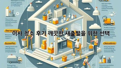 이사 청소 후기: 깨끗한 새출발을 위한 선택
